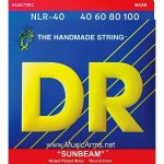 DR NLR-40 Sunbeams Nickel Plated on Round Cores Lite Electric Bass Strings ลดราคาพิเศษ